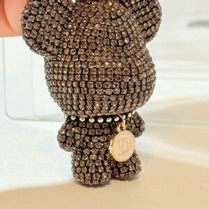 Dazzling Crystal Bear Keychain